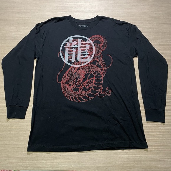 Dragon Ball Z Shenron Long Sleeve T-Shirt MENS LARGE Anime Ripple Junction - Picture 2 of 6